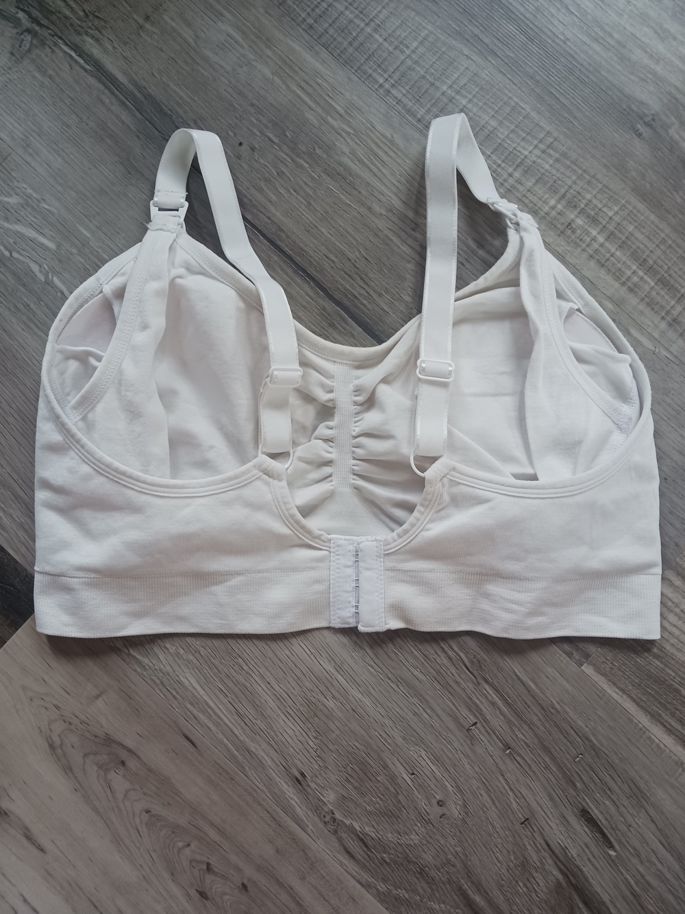 Wireless Nursing Bra - Soft White - Picture 2 of 5